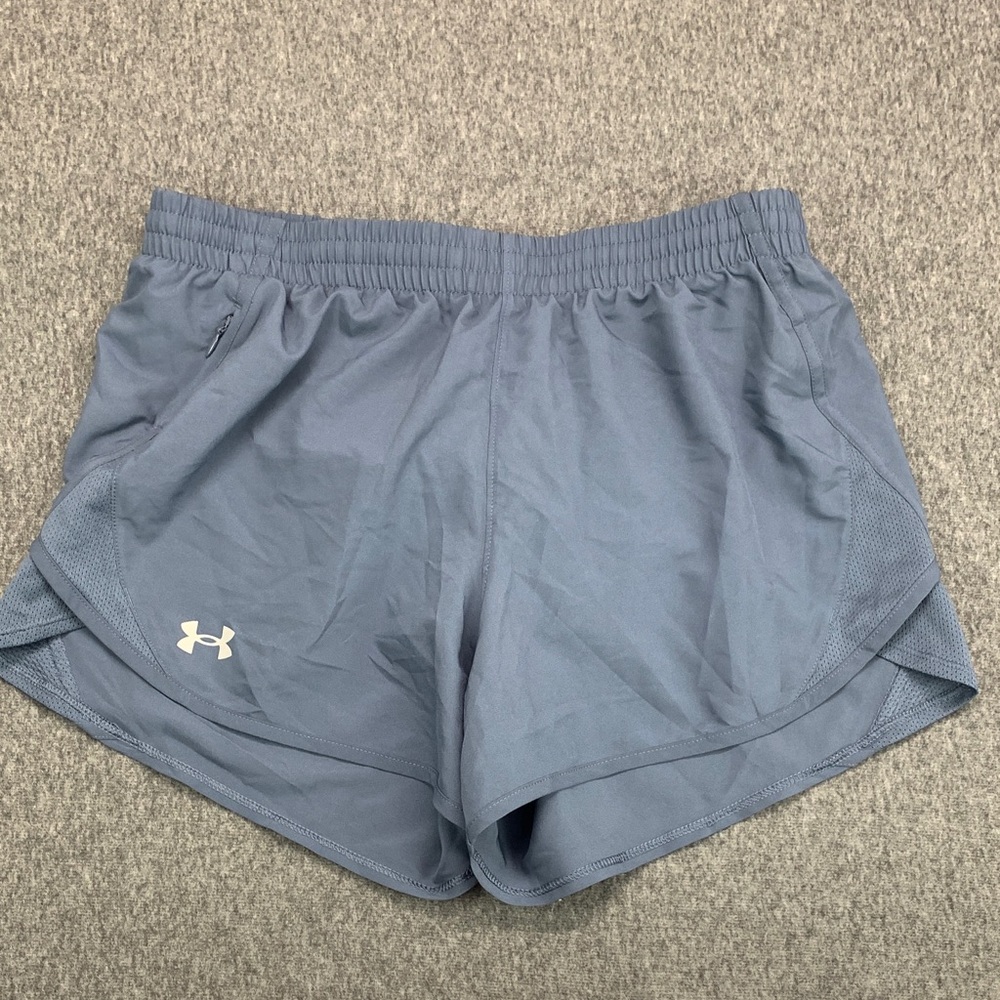 Under Armour Women's Gray Athletic Lined Running Shorts - Size M